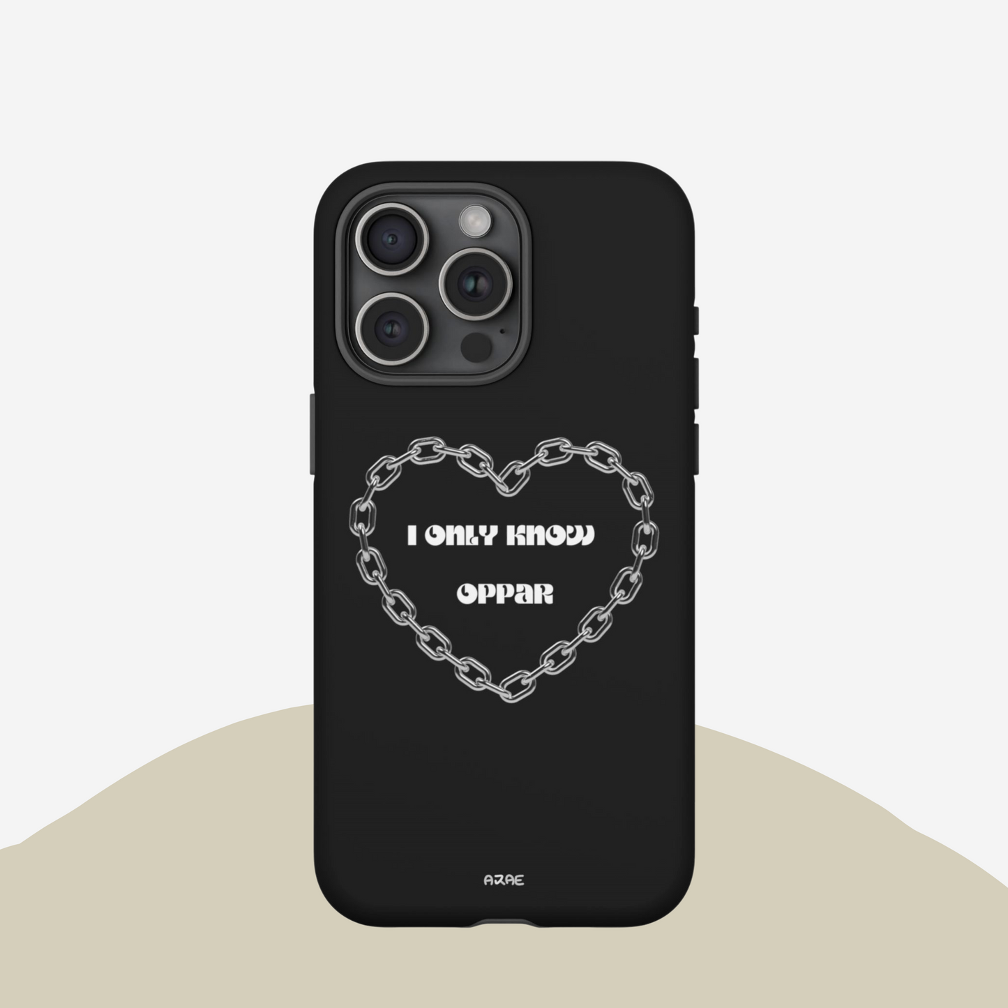 I Only Know Oppar Phone Case - Black