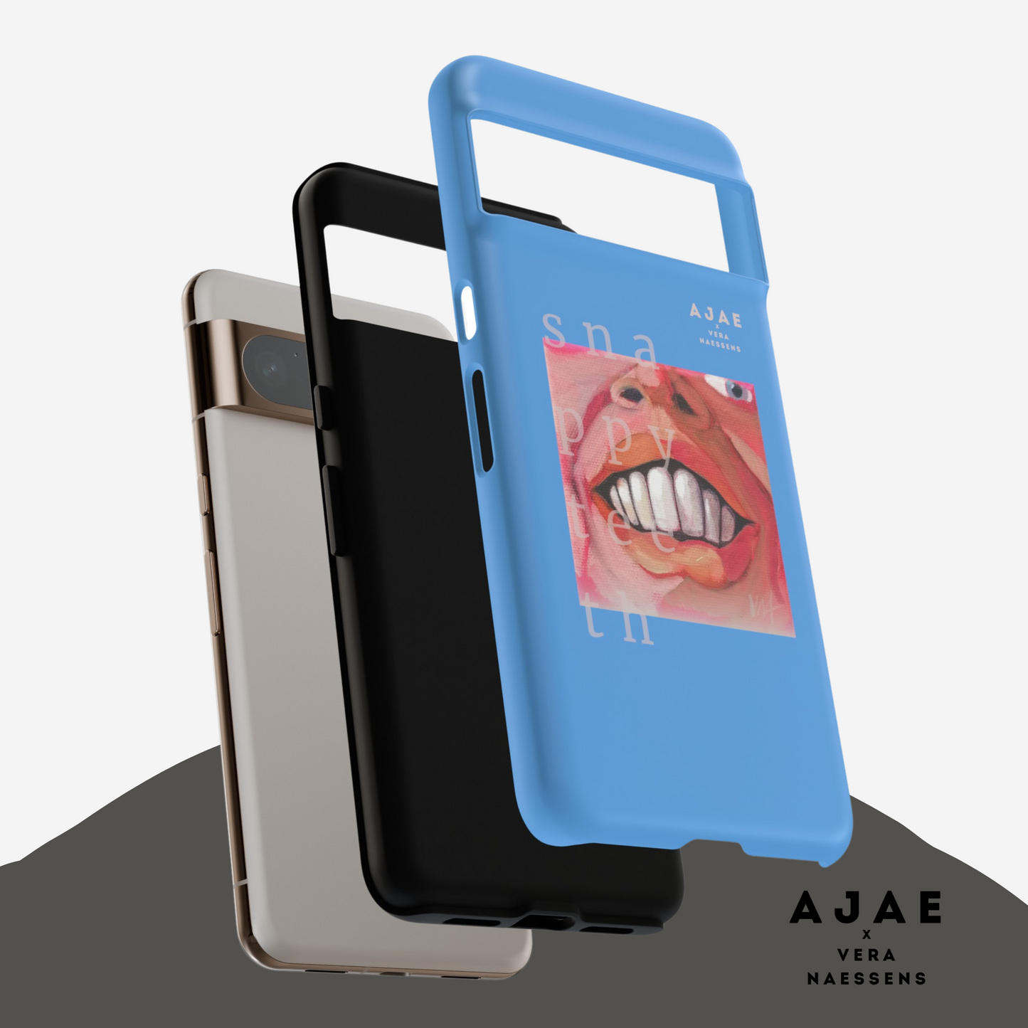 Snappy Teeth Phone Case - Blue