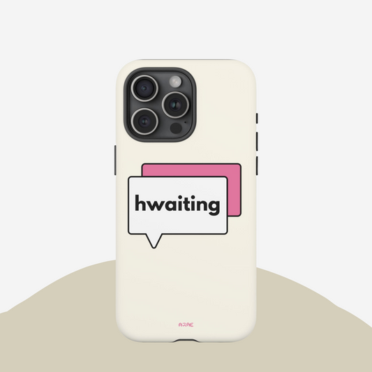 Hwaiting Text Balloon Phone Case