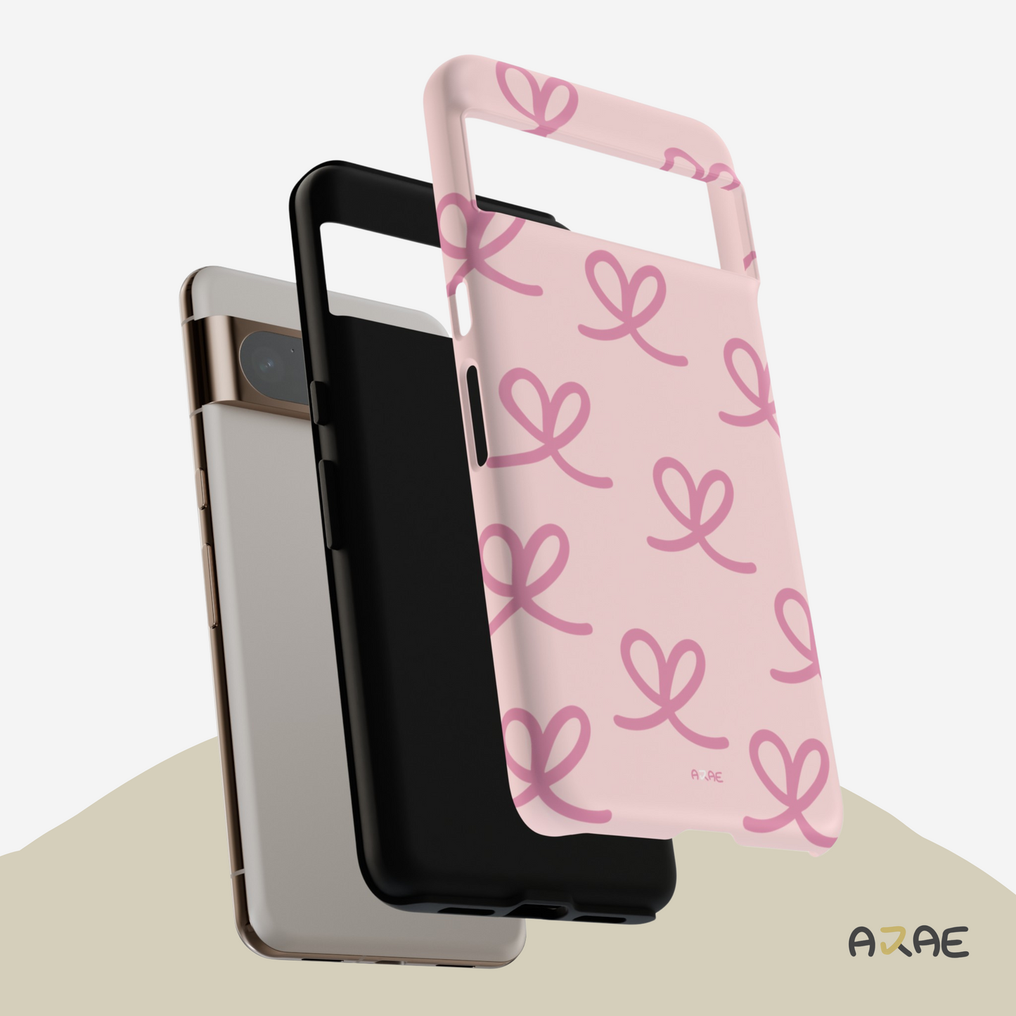 Bows Phone Case - Pink