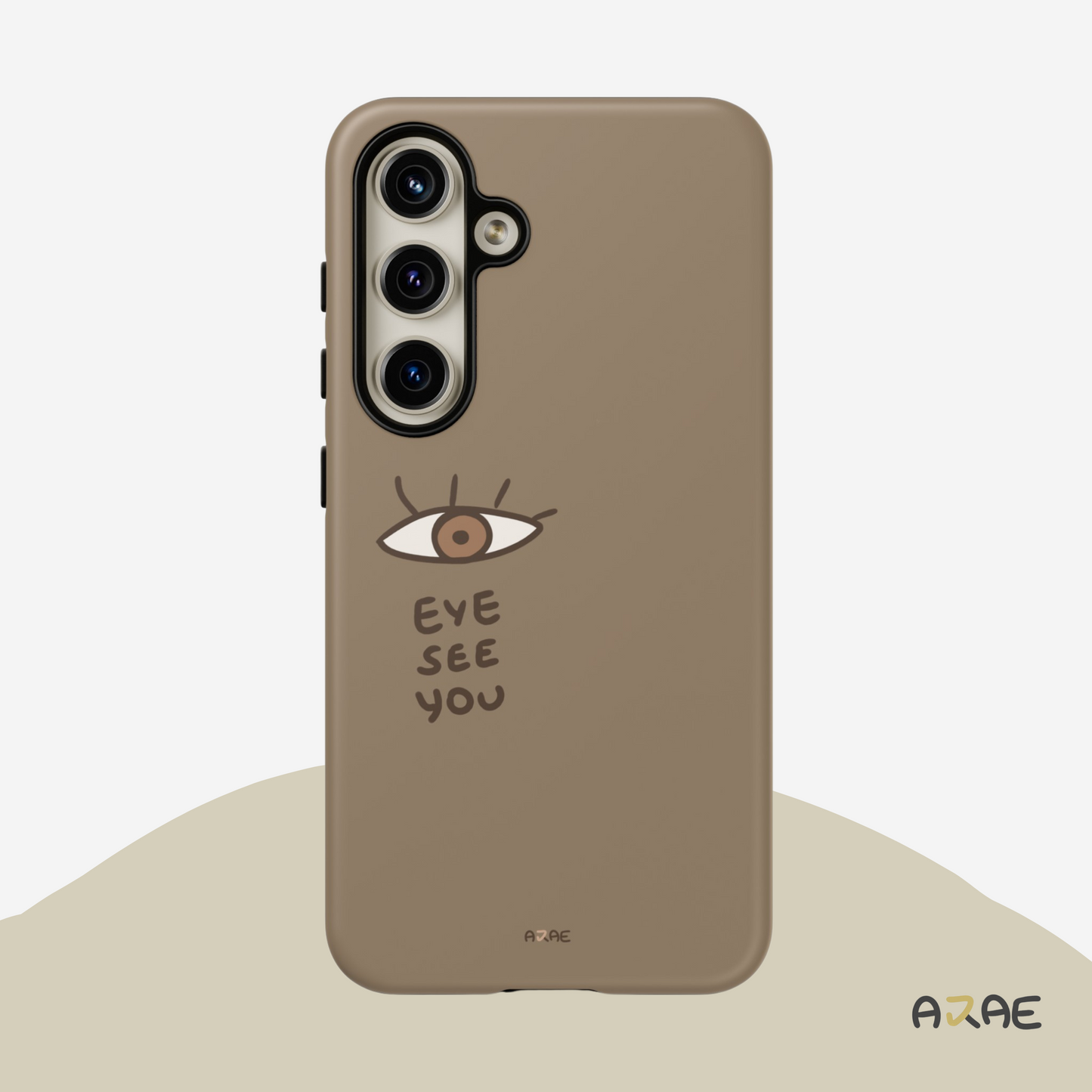 Eye See You Phone Case - Brown