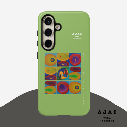 Seeds of Contrast Phone Case - Lime