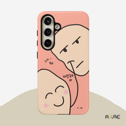 Love You Phone Case - Peach