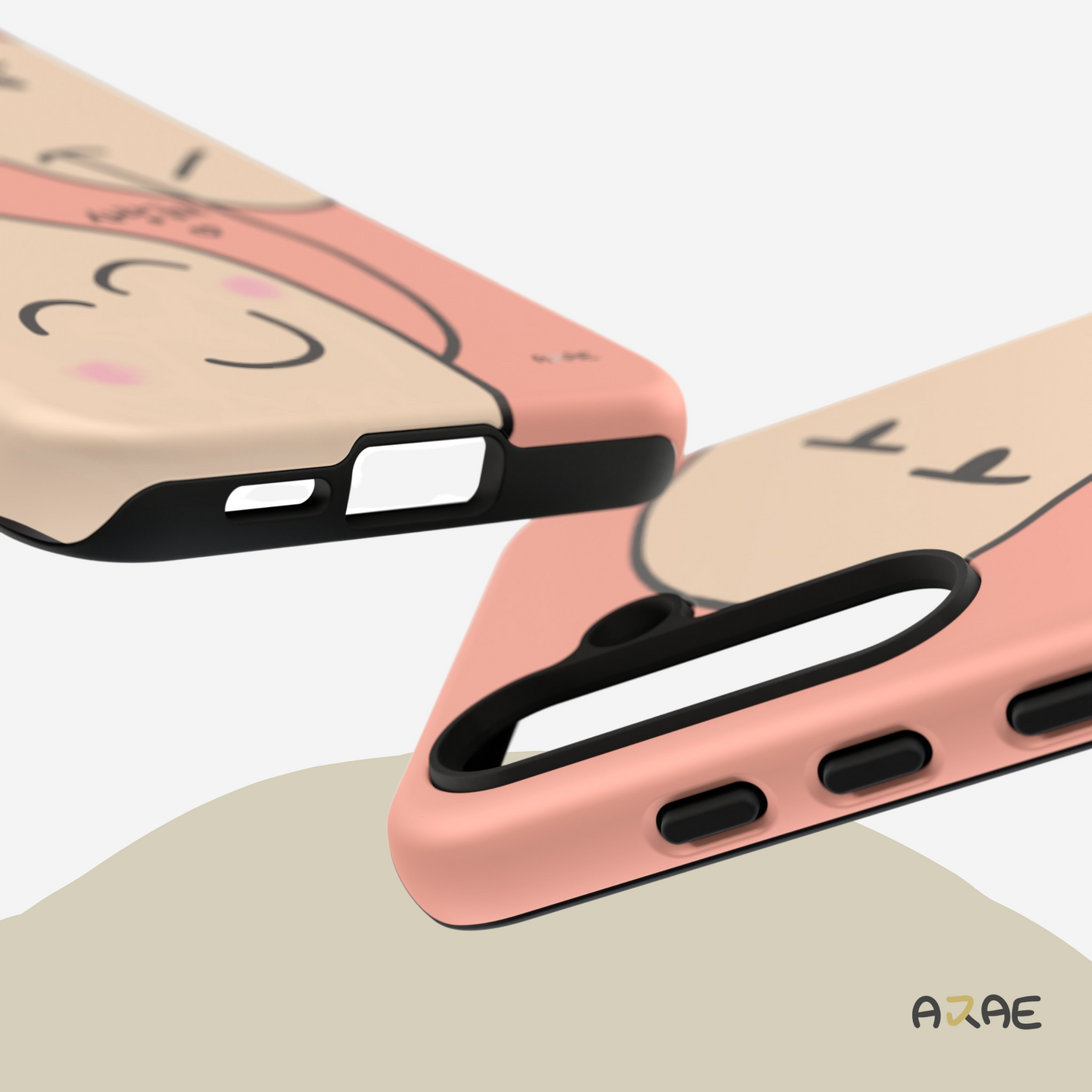 Love You Phone Case - Peach