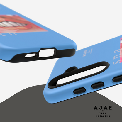 Snappy Teeth Phone Case - Blue