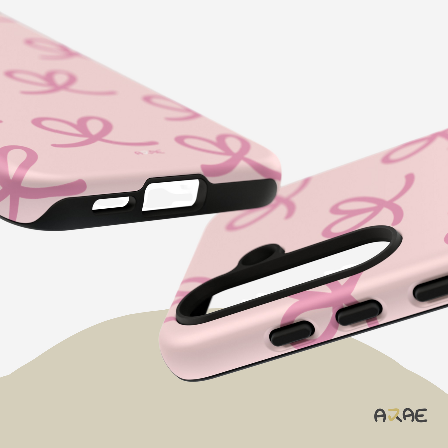 Bows Phone Case - Pink