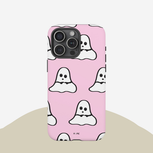 Shy Ghost Phone Case - Pink