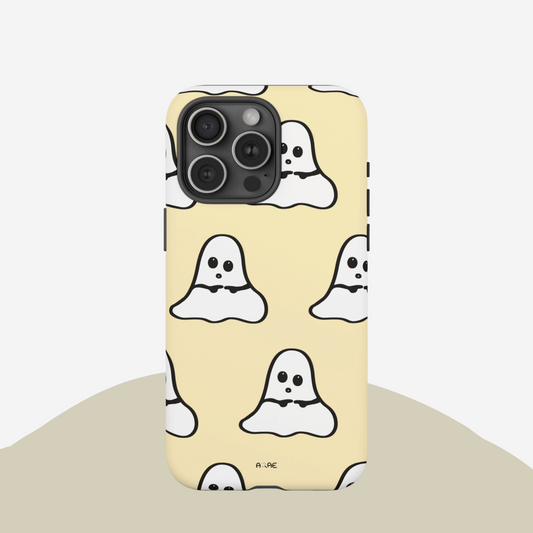 Shy Ghost Phone Case - Yellow