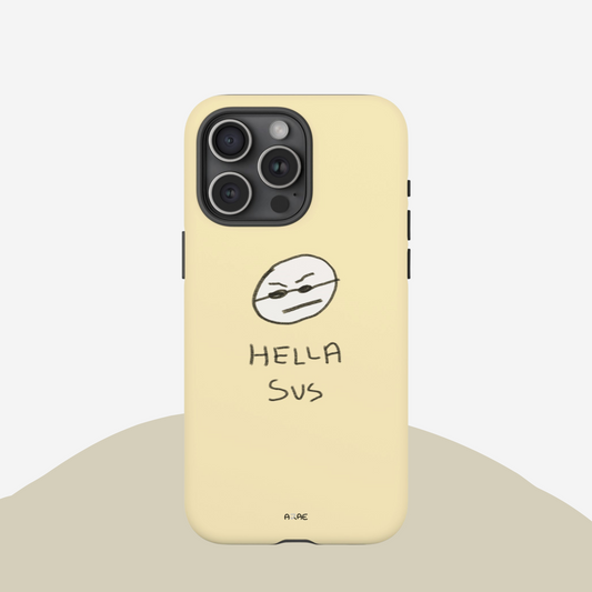 Hella Sus Phone Case - Yellow