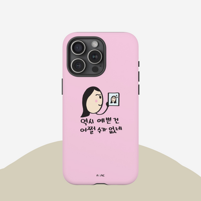 Nuna can't help being pretty! Phone Case - Pink