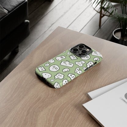 Doodle Combi Phone Case - Green