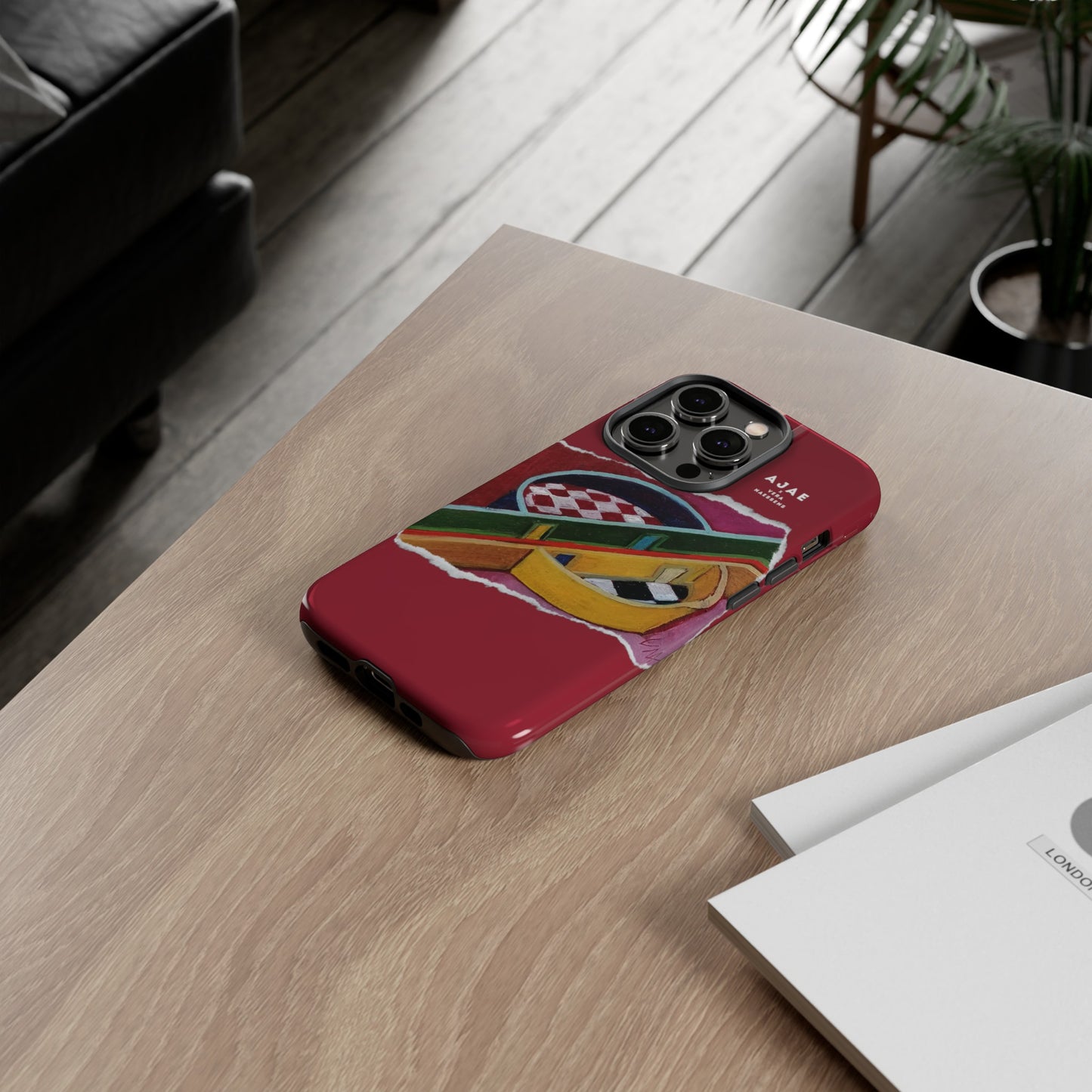 Red Corridor Phone Case - Red